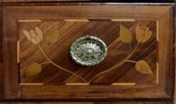 18th Century Louis XV Marquetry Regional Slope Desk 32 18th Century Louis XV Marquetry Regional Slope Desk -PAMONO Sales 18th century louis xv marquetry regional slope desk 11