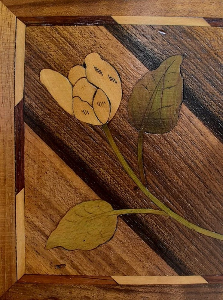 18th Century Louis XV Marquetry Regional Slope Desk 14 18th Century Louis XV Marquetry Regional Slope Desk - Image 12