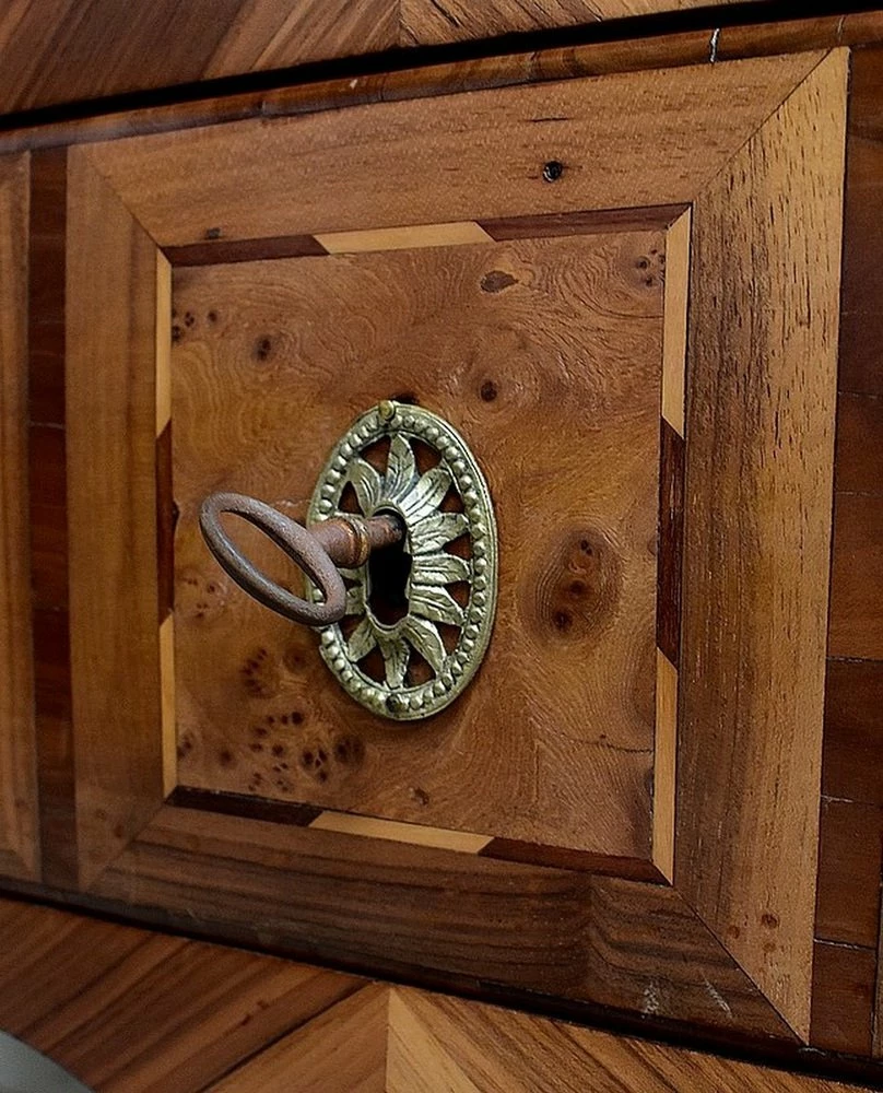 18th Century Louis XV Marquetry Regional Slope Desk 16 18th Century Louis XV Marquetry Regional Slope Desk - Image 14