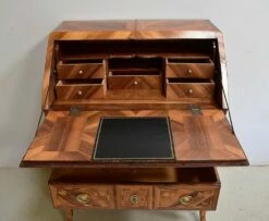 18th Century Louis XV Marquetry Regional Slope Desk 38 18th Century Louis XV Marquetry Regional Slope Desk -PAMONO Sales 18th century louis xv marquetry regional slope desk 17