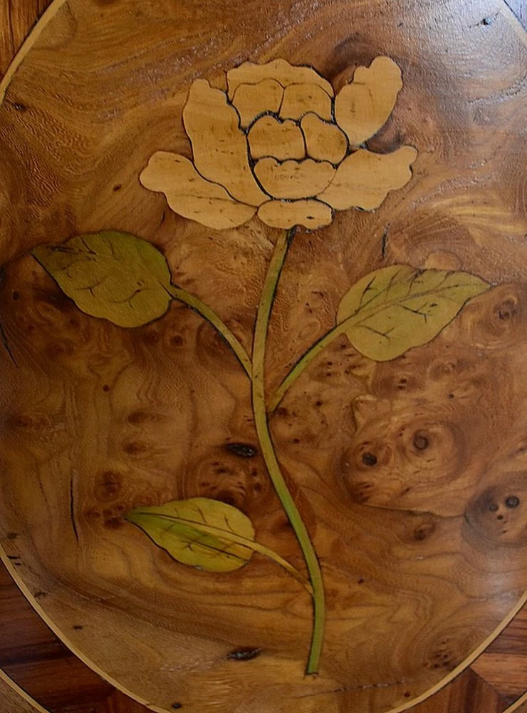 18th Century Louis XV Marquetry Regional Slope Desk 10 18th Century Louis XV Marquetry Regional Slope Desk - Image 8