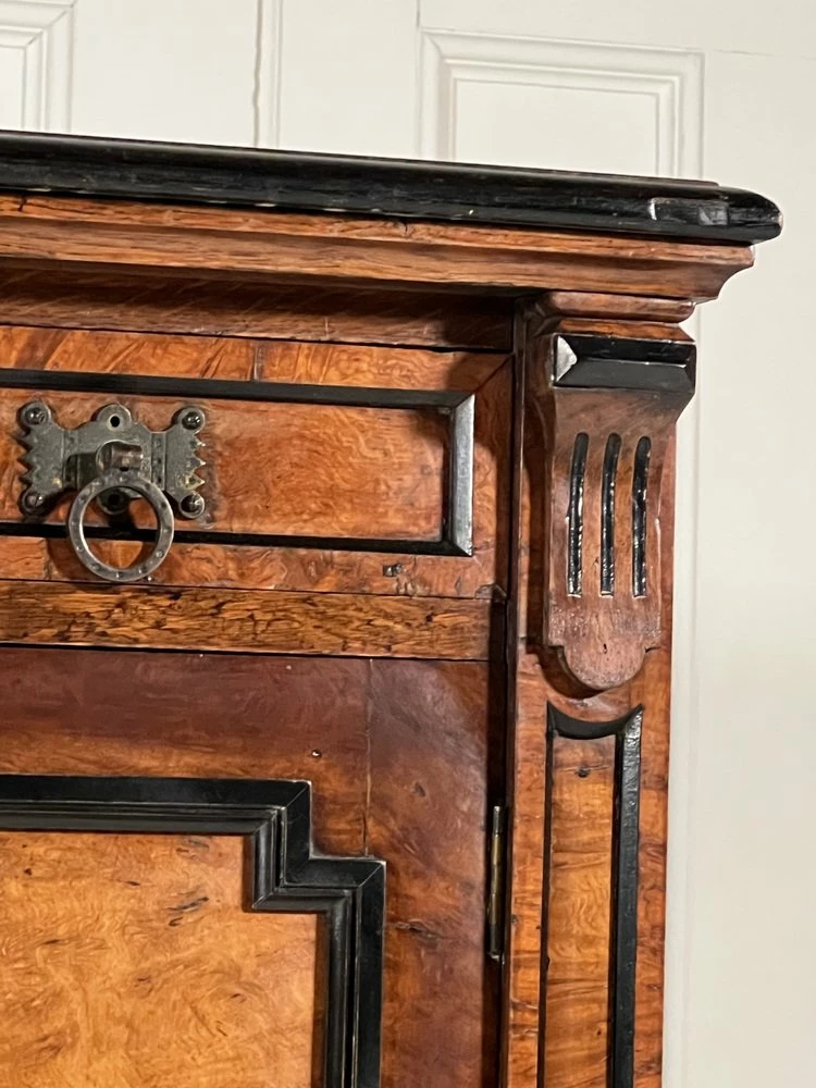 19th Century Aesthetic Movement Kneehole Desk 12 19th Century Aesthetic Movement Kneehole Desk - Image 10