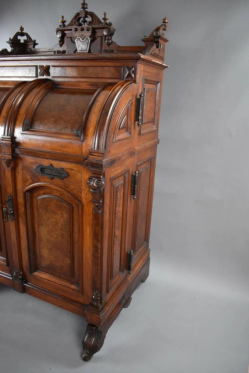 19th Century American Walnut Wells Fargo Desk By Wooton Desk. Co 16 19th Century American Walnut Wells Fargo Desk By Wooton Desk. Co - Image 14