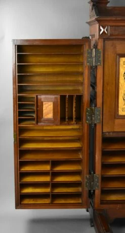 19th Century American Walnut Wells Fargo Desk By Wooton Desk. Co 25 19th Century American Walnut Wells Fargo Desk By Wooton Desk. Co -PAMONO Sales 19th century american walnut wells fargo desk by wooton desk co 4