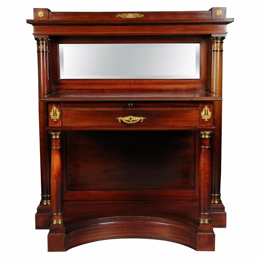 19th Century Empire Salon Writing Desk, 1890s 3 19th Century Empire Salon Writing Desk, 1890s