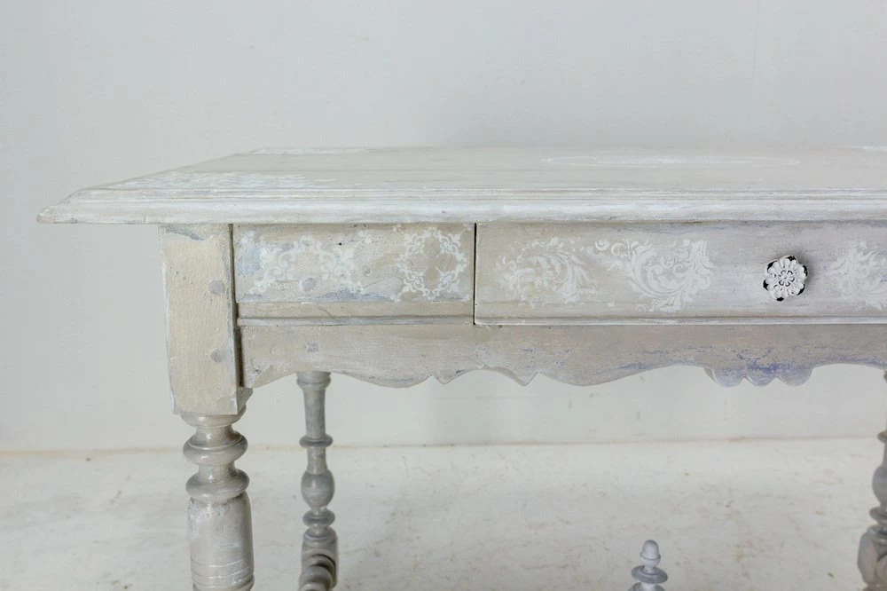 19th Century French Louis XIII Oak Writing Table 12 19th Century French Louis XIII Oak Writing Table - Image 10