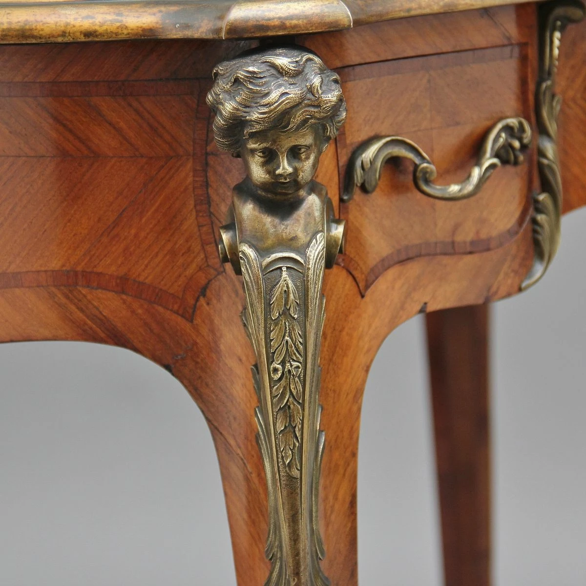 19th-Century Kingwood & Ormolu Writing Table, 1880s 17 19th-Century Kingwood & Ormolu Writing Table, 1880s - Image 15