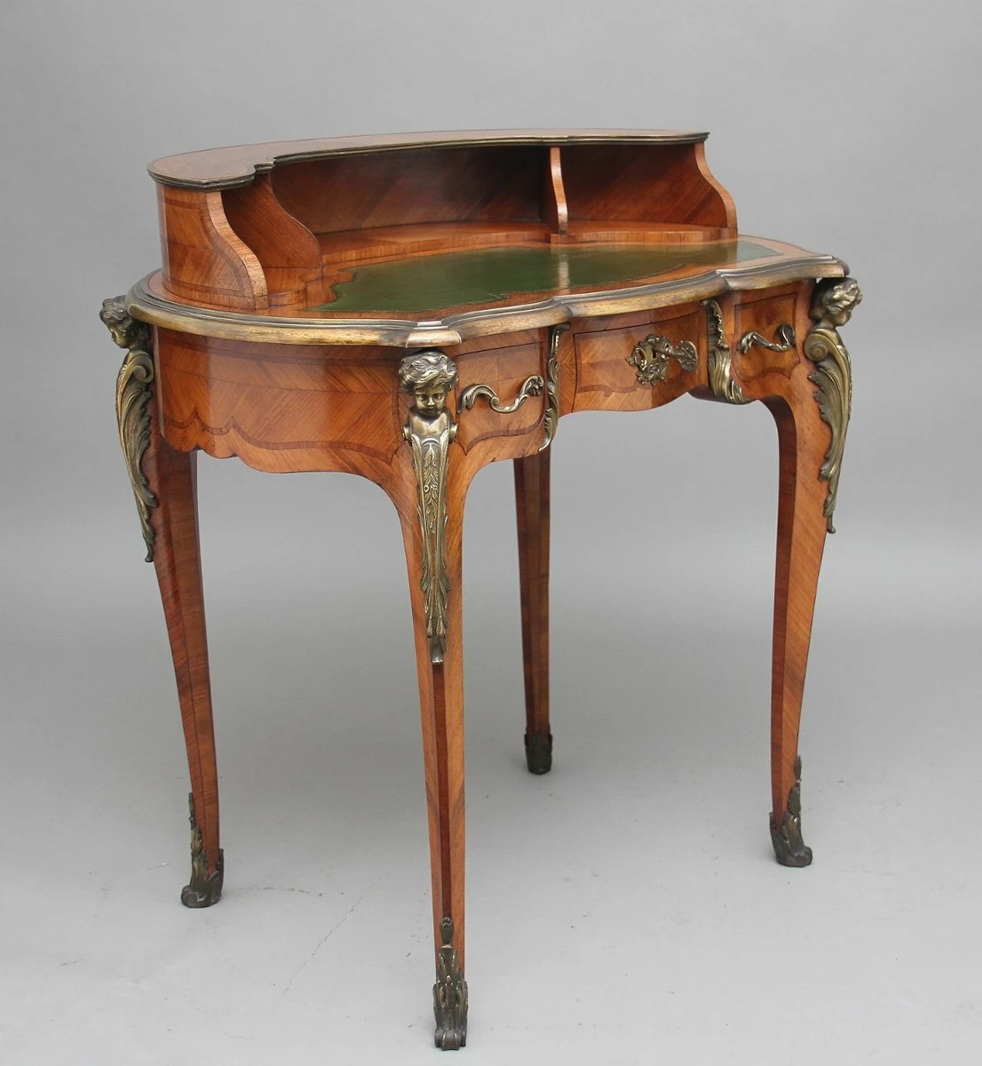 19th-Century Kingwood & Ormolu Writing Table, 1880s 4 19th-Century Kingwood & Ormolu Writing Table, 1880s - Image 2
