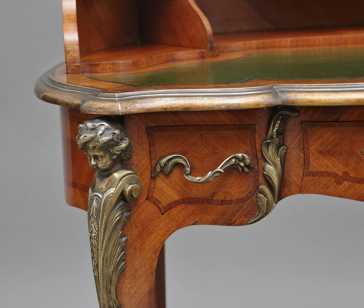 19th-Century Kingwood & Ormolu Writing Table, 1880s 5 19th-Century Kingwood & Ormolu Writing Table, 1880s - Image 3