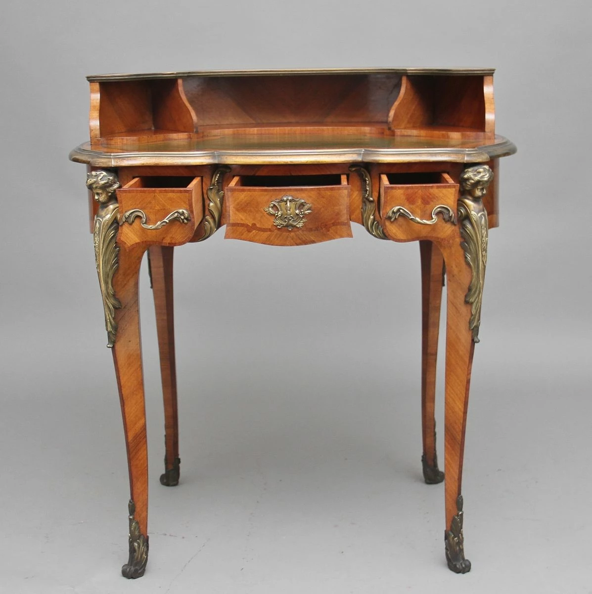 19th-Century Kingwood & Ormolu Writing Table, 1880s 7 19th-Century Kingwood & Ormolu Writing Table, 1880s - Image 5