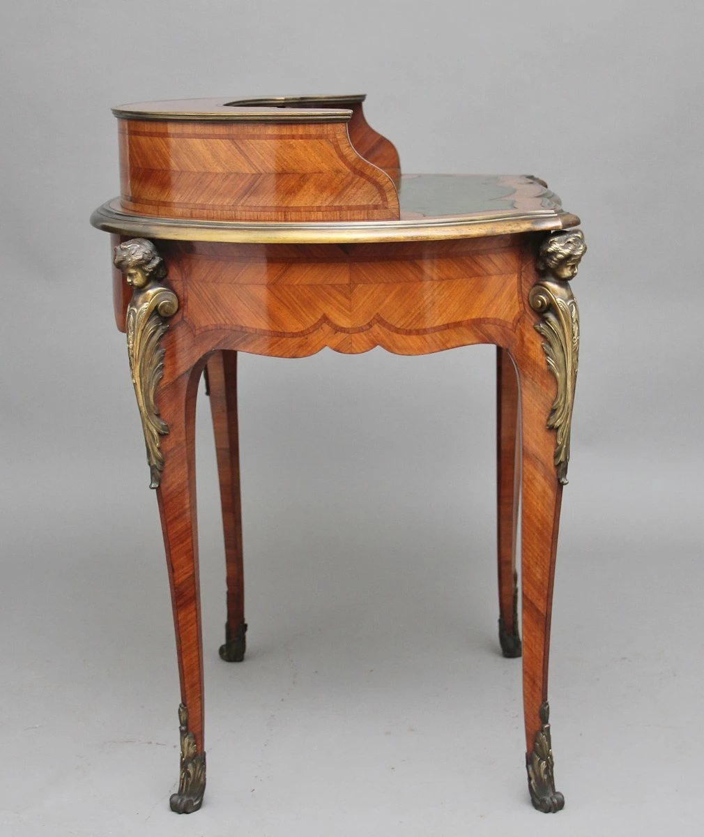 19th-Century Kingwood & Ormolu Writing Table, 1880s 10 19th-Century Kingwood & Ormolu Writing Table, 1880s - Image 8