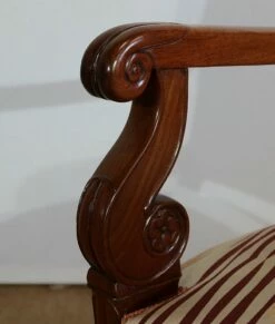 19th Century Mahogany Chairs, Set Of 2 -PAMONO Sales 19th century mahogany chairs set of 2 17