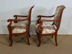 19th Century Mahogany Chairs, Set Of 2 -PAMONO Sales 19th century mahogany chairs set of 2 6