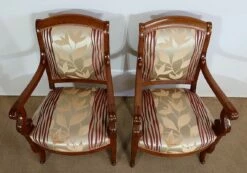 19th Century Mahogany Chairs, Set Of 2 -PAMONO Sales 19th century mahogany chairs set of 2 7