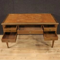 20th Century French Writing Desk In Mahogany 23 20th Century French Writing Desk In Mahogany -PAMONO Sales 20th century french writing desk in mahogany 10