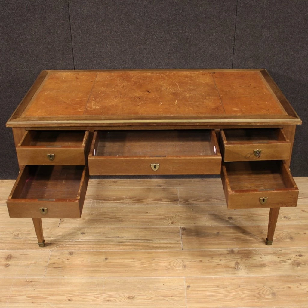 20th Century French Writing Desk In Mahogany 12 20th Century French Writing Desk In Mahogany - Image 10