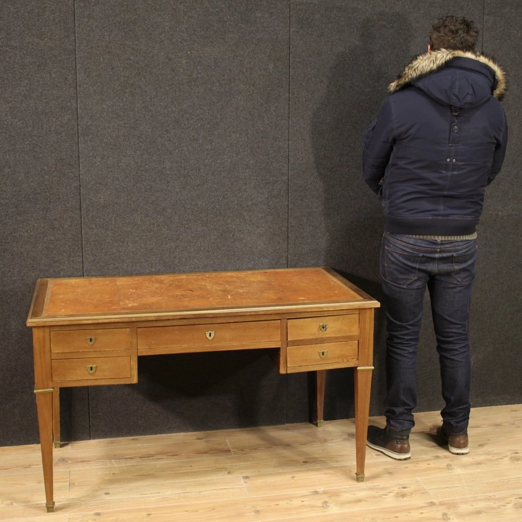 20th Century French Writing Desk In Mahogany 14 20th Century French Writing Desk In Mahogany - Image 12