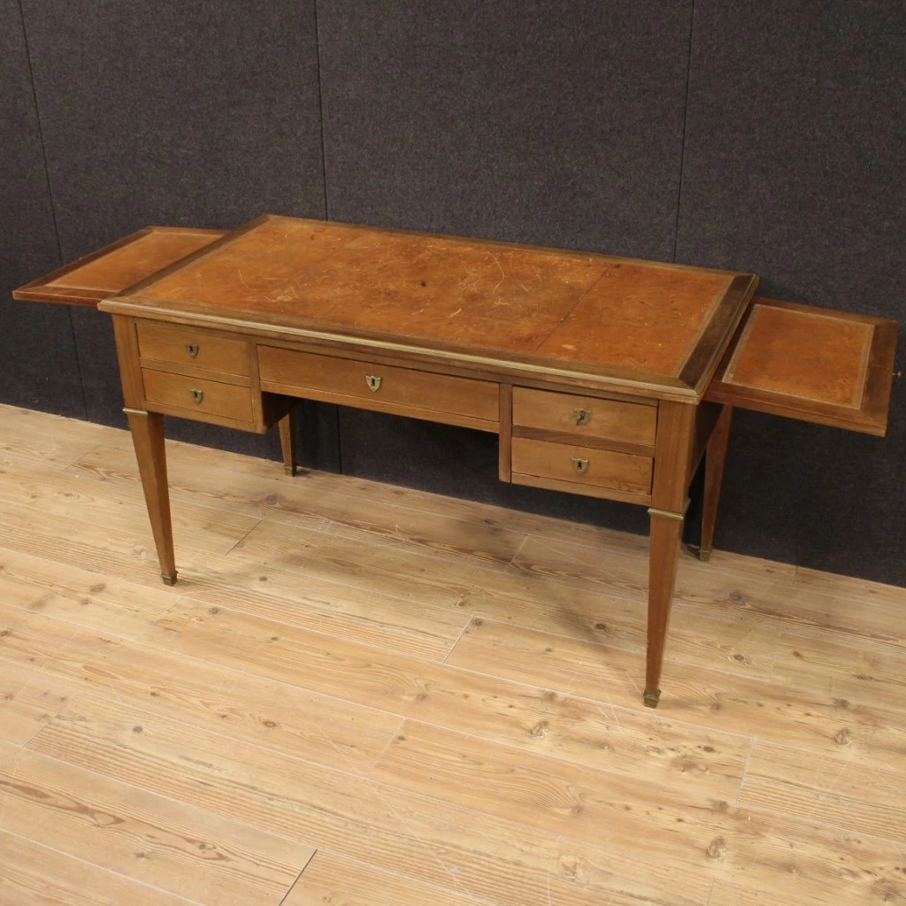 20th Century French Writing Desk In Mahogany 10 20th Century French Writing Desk In Mahogany - Image 8