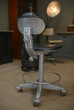 Adjustable Metal Swivel Chair, 1950s -PAMONO Sales adjustable metal swivel chair 1950s 10