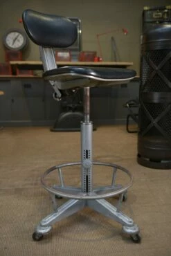 Adjustable Metal Swivel Chair, 1950s -PAMONO Sales adjustable metal swivel chair 1950s 7