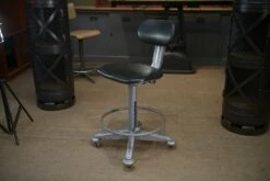 Adjustable Metal Swivel Chair, 1950s -PAMONO Sales adjustable metal swivel chair 1950s 8