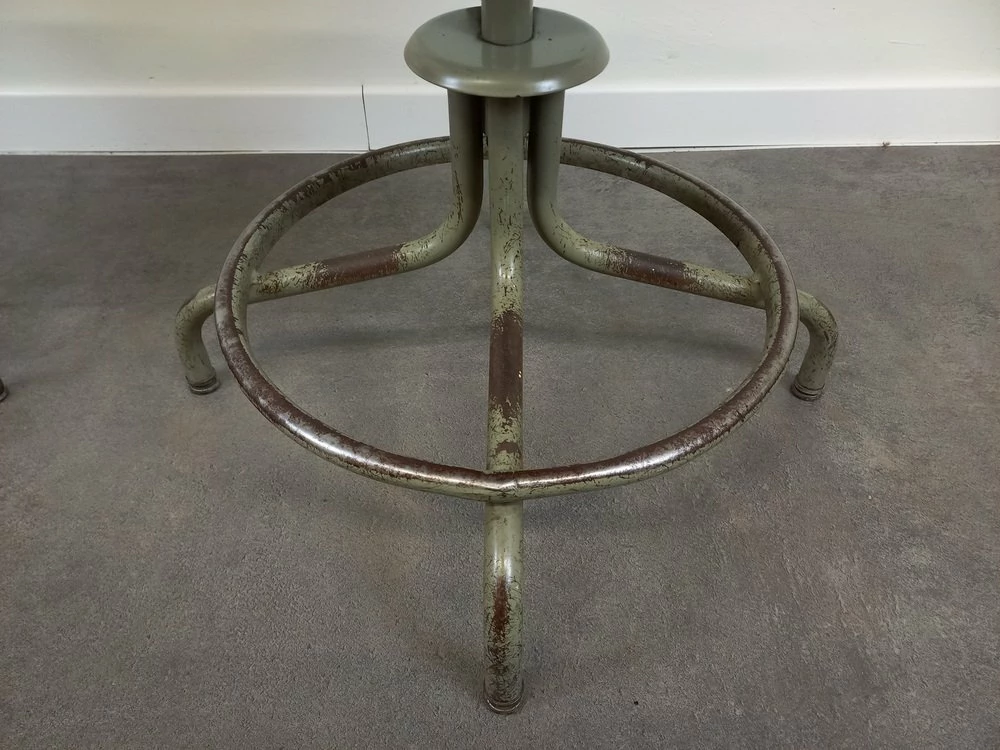 Adjustable Workshop Chairs From The Flambo Brand, 1950s, Set Of 2 6 Adjustable Workshop Chairs From The Flambo Brand, 1950s, Set Of 2 - Image 4