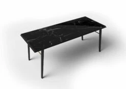 AES Black Marble Contemporary Desk, Jan Garncarek 9 AES Black Marble Contemporary Desk, Jan Garncarek -PAMONO Sales aes black marble contemporary desk jan garncarek 4