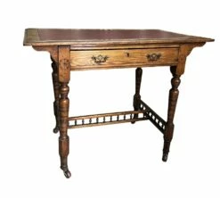 Aesthetic Movement Victorian Writing Table, 1890s -PAMONO Sales aesthetic movement victorian writing table 1890s 10