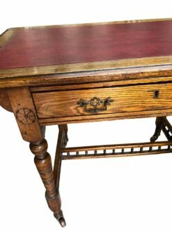 Aesthetic Movement Victorian Writing Table, 1890s -PAMONO Sales aesthetic movement victorian writing table 1890s 3