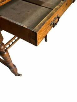 Aesthetic Movement Victorian Writing Table, 1890s -PAMONO Sales aesthetic movement victorian writing table 1890s 5