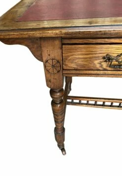 Aesthetic Movement Victorian Writing Table, 1890s -PAMONO Sales aesthetic movement victorian writing table 1890s 6