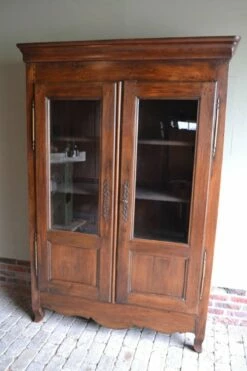 Antique Chestnut Bookcase