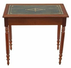 Antique Desk In Mahogany, 1890s -PAMONO Sales antique desk in mahogany 1890s 8