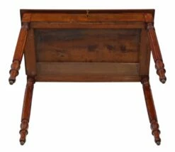 Antique Desk In Mahogany, 1890s -PAMONO Sales antique desk in mahogany 1890s 9