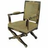 Antique Empire Style Black Lacquered Desk Chair, 1900s 1 Antique Empire Style Black Lacquered Desk Chair, 1900s -PAMONO Sales antique empire style black lacquered desk chair 1900s 1