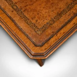 Antique English Victorian Folding Writing Table In Walnut, 1880s -PAMONO Sales antique english victorian folding writing table in walnut 1880s 11