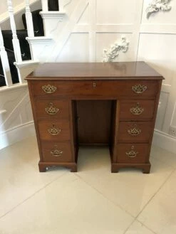Antique George III Mahogany Writing Desk, 1800
