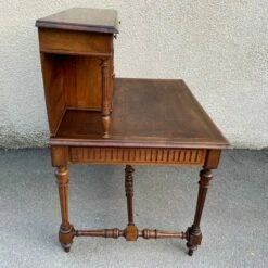 Antique Tiered Office Desk, 1900s -PAMONO Sales antique tiered office desk 1900s 8