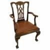 Antique Victorian Carved Mahogany Desk Chair -PAMONO Sales antique victorian carved mahogany desk chair 1