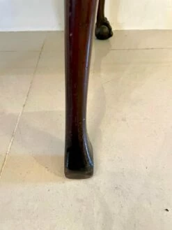 Antique Victorian Carved Mahogany Desk Chair -PAMONO Sales antique victorian carved mahogany desk chair 7