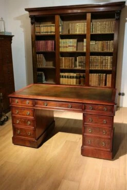 Antique Victorian Desk In Mahogany -PAMONO Sales antique victorian desk in mahogany 10