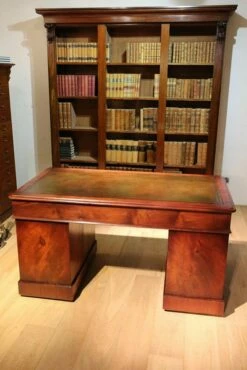 Antique Victorian Desk In Mahogany -PAMONO Sales antique victorian desk in mahogany 3