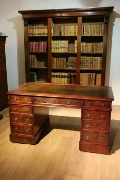 Antique Victorian Desk In Mahogany -PAMONO Sales antique victorian desk in mahogany 9