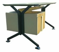 Arco Architects Desk By Olivetti Synthesis For BBPR, 1970s 12 Arco Architects Desk By Olivetti Synthesis For BBPR, 1970s -PAMONO Sales arco architects desk by olivetti synthesis for bbpr 1970s 5