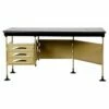 Arco Office Desk With Drawers In Metal By BBPR For Olivetti, 1962