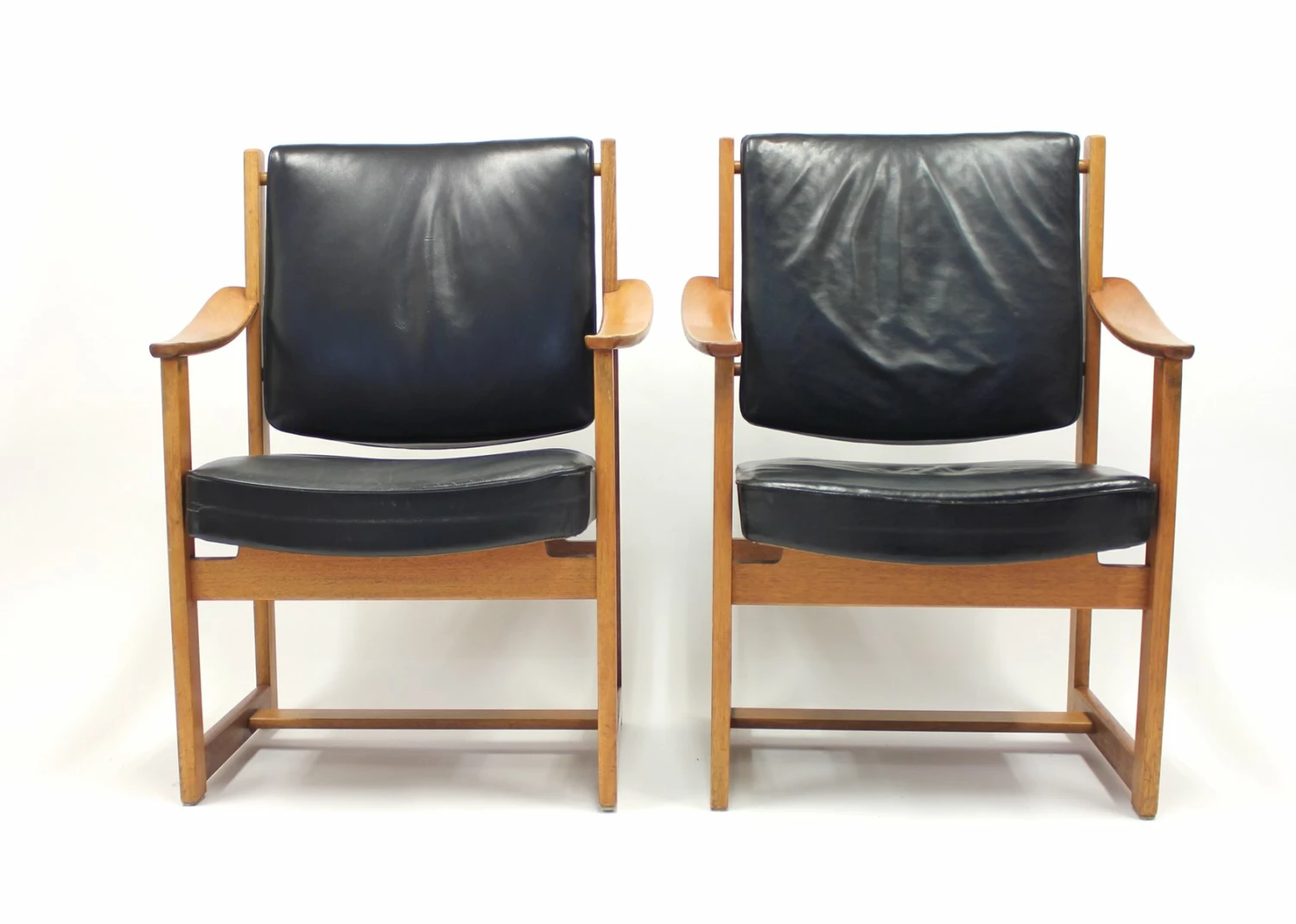 Armchairs By Sven Kai Larsen For Nordiska Kompaniet, 1960s, Set Of 2 3 Armchairs By Sven Kai Larsen For Nordiska Kompaniet, 1960s, Set Of 2