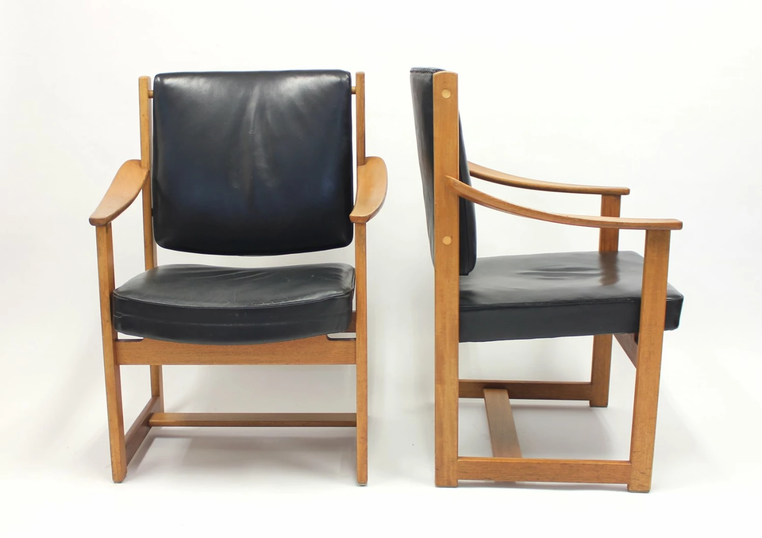 Armchairs By Sven Kai Larsen For Nordiska Kompaniet, 1960s, Set Of 2 4 Armchairs By Sven Kai Larsen For Nordiska Kompaniet, 1960s, Set Of 2 - Image 2