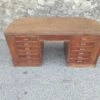 Art Deco Oak Office Desk 1 Art Deco Oak Office Desk -PAMONO Sales art deco oak office desk 1