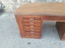 Art Deco Oak Office Desk -PAMONO Sales art deco oak office desk 10