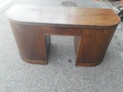 Art Deco Oak Office Desk -PAMONO Sales art deco oak office desk 9